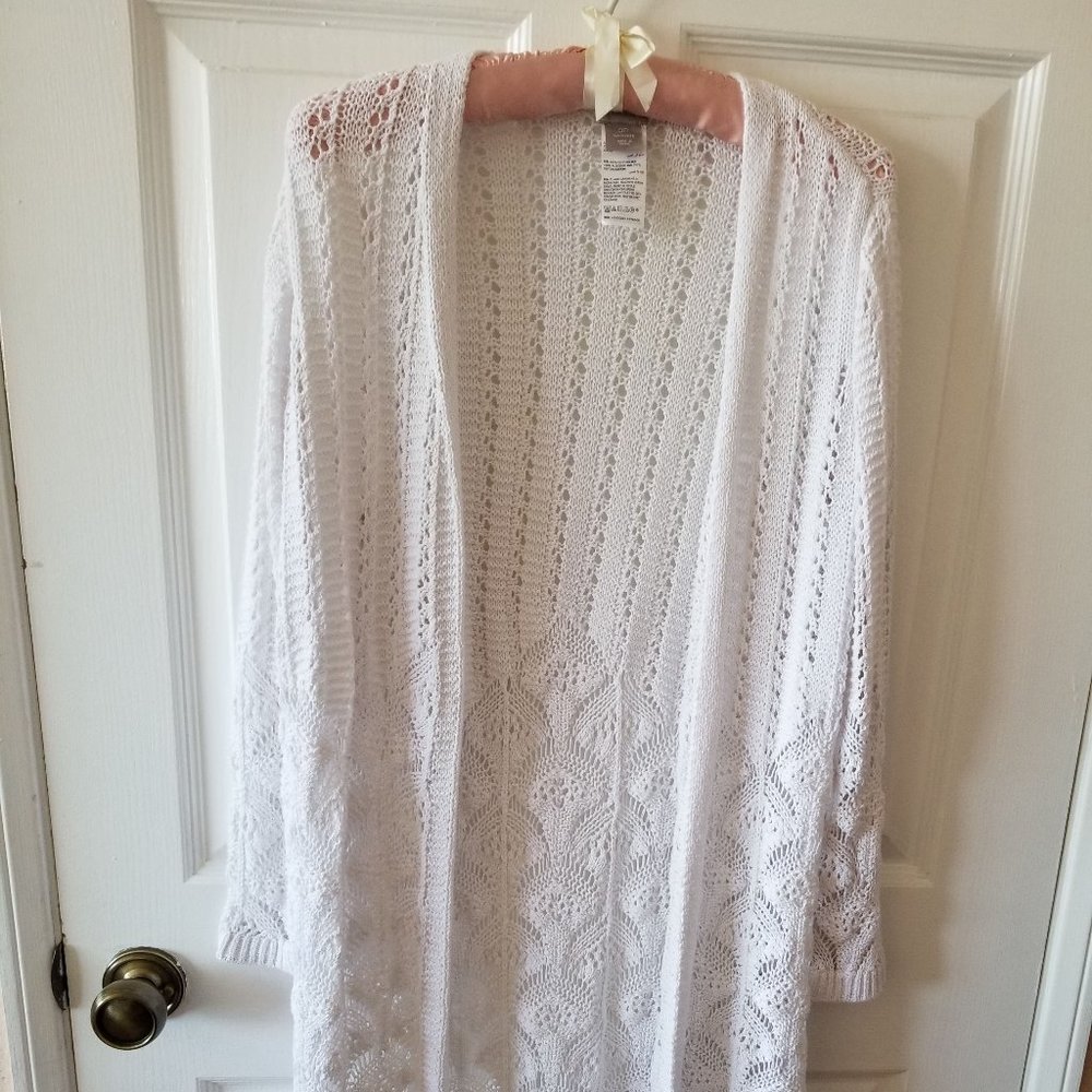 NWT Chico's Pointelle Cardigan - Size 0P